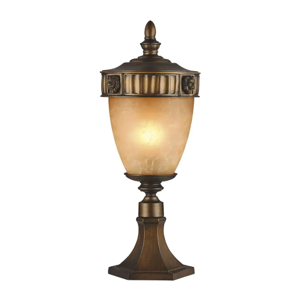 Фото Светильник уличный напольный Favourite 1039-1t 60 Вт E27 IP44 цвет основания коричневый