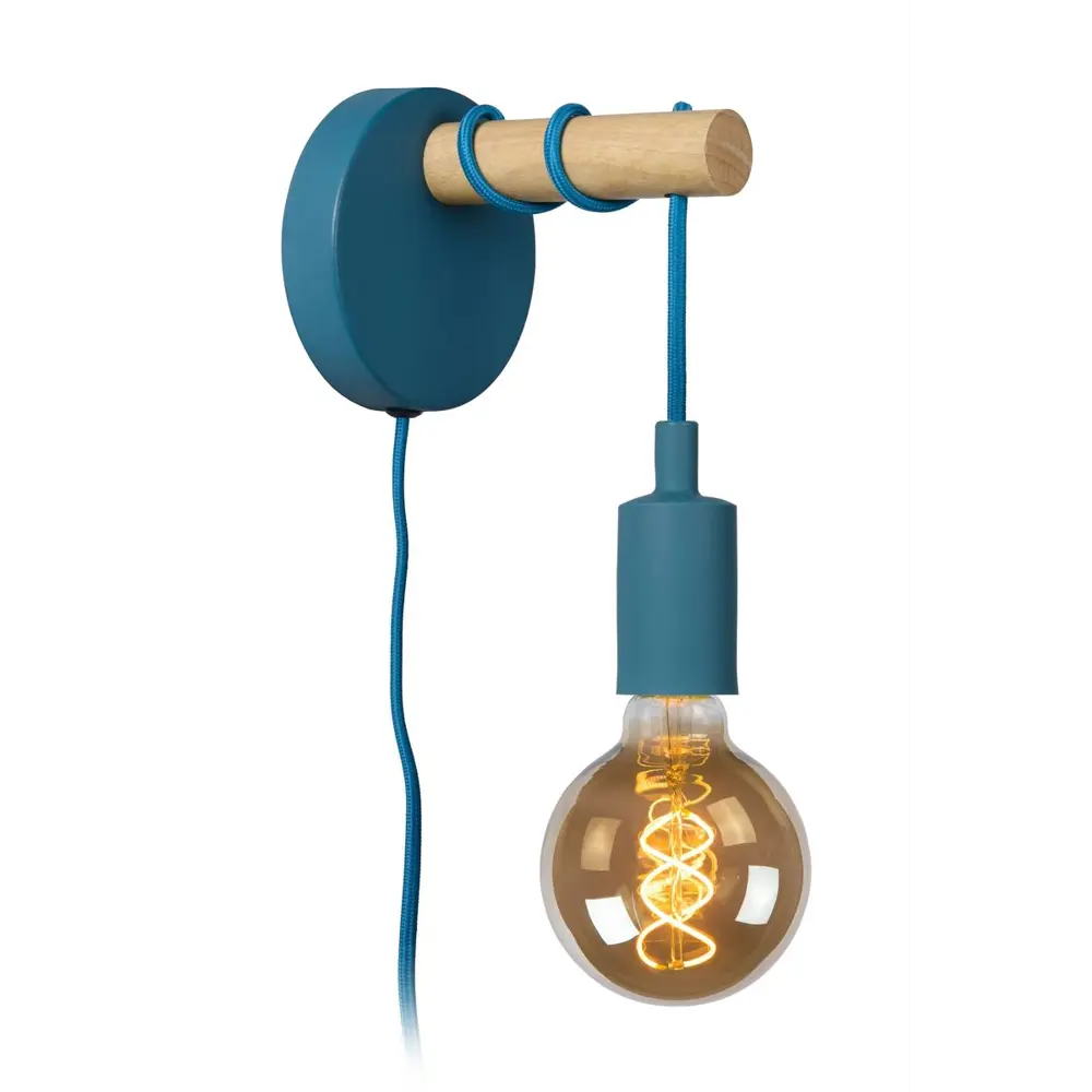 Фото 2 Настенный светильник Lucide 08227_01_35 цвет синий