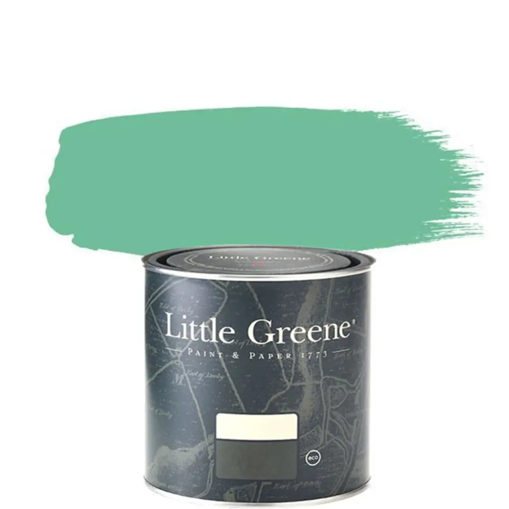 Фото Краска Little Greene Intelligent Eggshell база M цвет Green Verditer 5л Фото Краска Little Greene Intelligent Eggshell база M цвет Green Verditer 5л