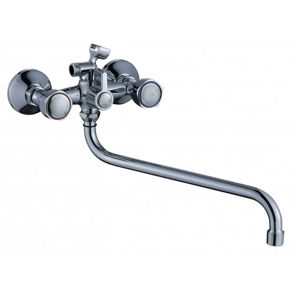 Фото Смеситель для ванны Potato P2366 двухвентильный цвет хром