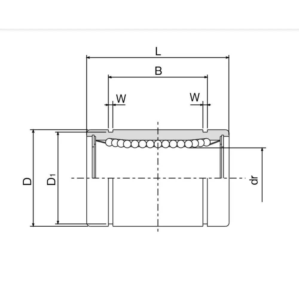 Фото 3 Линейный подшипник Iskra LME16UU-ISKRA 2.60x3.60x2.60 см сталь цвет серый Фото 3 Линейный подшипник Iskra LME16UU-ISKRA 2.60x3.60x2.60 см сталь цвет серый