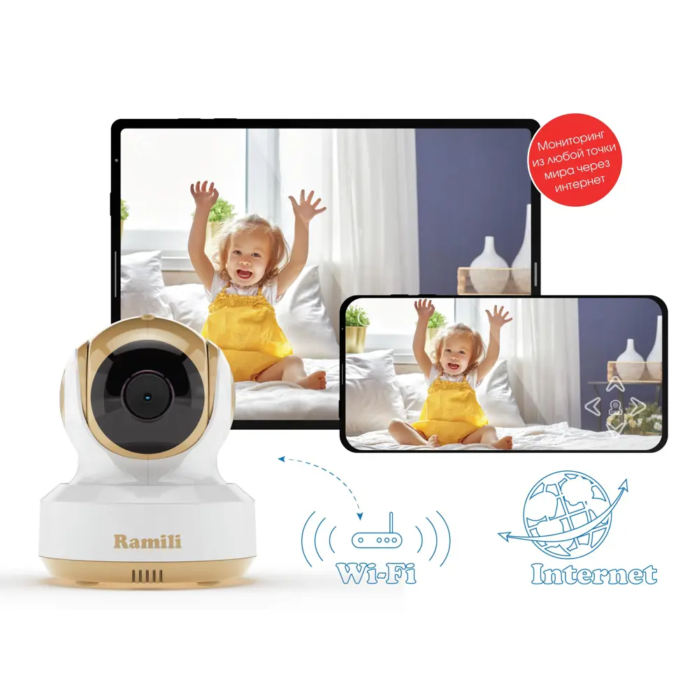Фото 4 Видеоняня Ramili Baby RV1500X2 в комплекте 2 камеры Фото 4 Видеоняня Ramili Baby RV1500X2 в комплекте 2 камеры