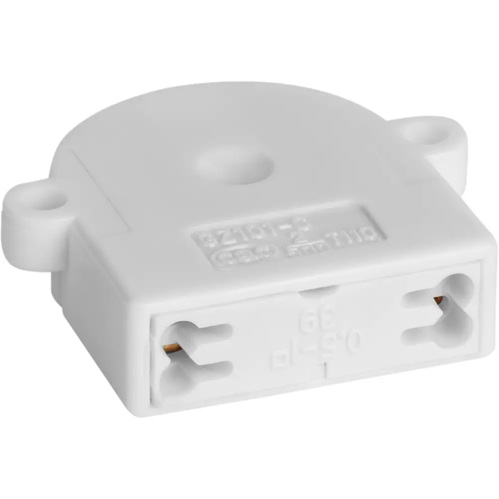 Фото 2 Патрон для лампы Rev пластик 24663 3 G13 цвет белый