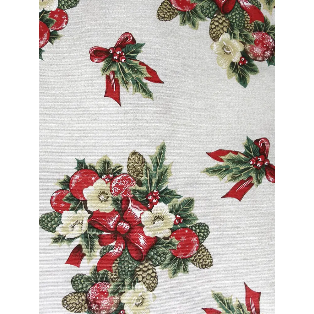 Фото 2 Отрез ткани для скатерти Kauffort Шишки - XL 160x260 см Фото 2 Отрез ткани для скатерти Kauffort Шишки - XL 160x260 см