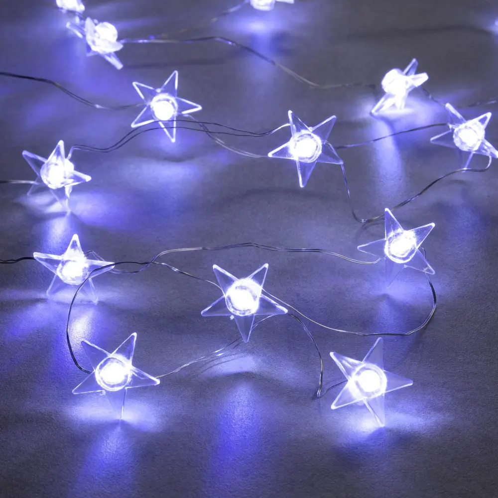 Фото Электрогирлянда комнатная Luazon lighting 7867182 нить 2 м 20 ламп прозрачный 2 режима работы Фото Электрогирлянда комнатная Luazon lighting 7867182 нить 2 м 20 ламп прозрачный 2 режима работы