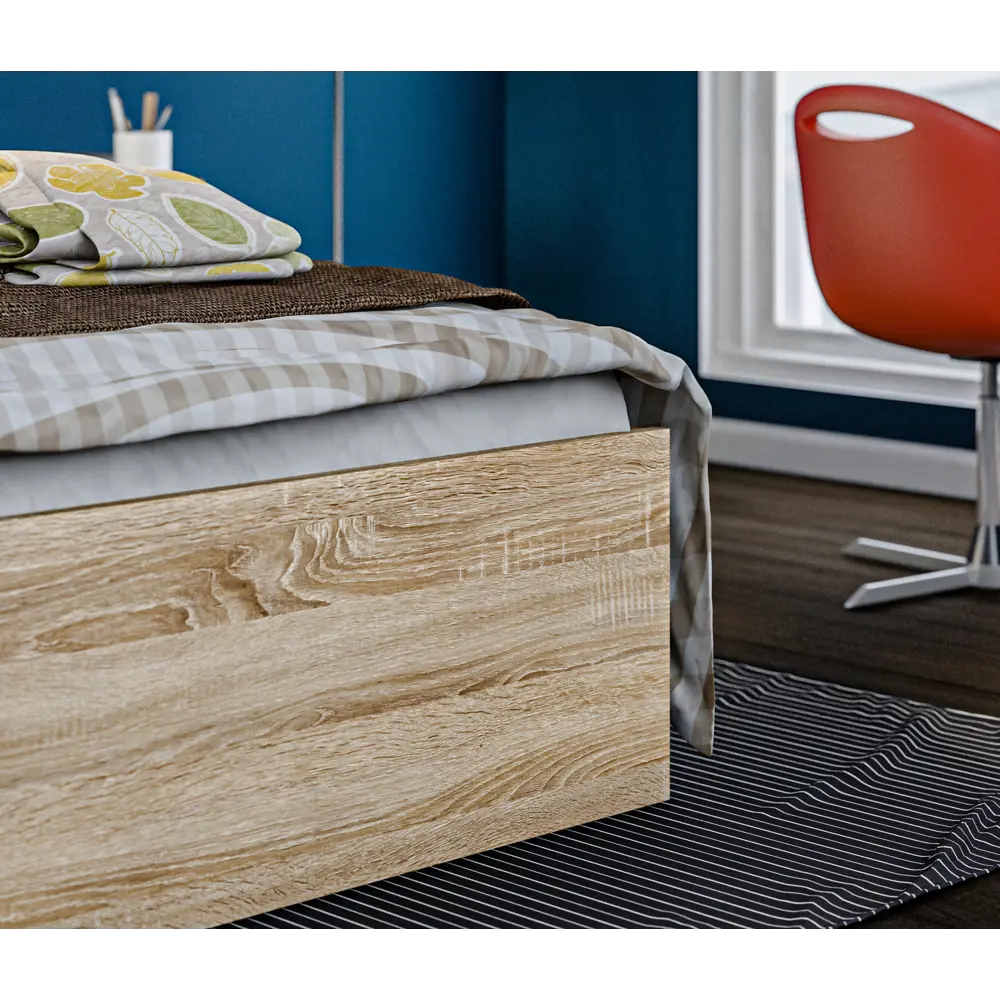 Фото 6 Кровать Столплит Сб-2263 140x200 см ЛДСП цвет дуб сонома Фото 6 Кровать Столплит Сб-2263 140x200 см ЛДСП цвет дуб сонома