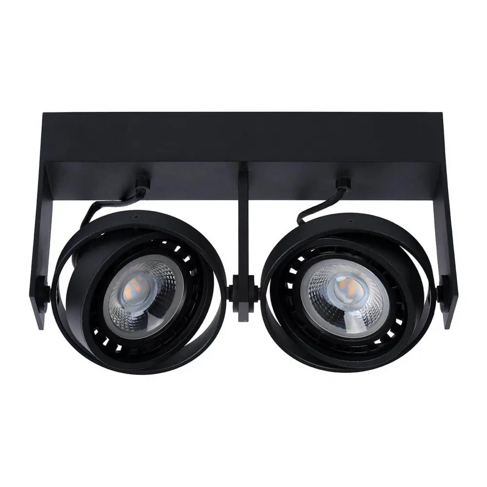 Фото Спот поворотный Lucide 22969_24_30 2 лампы 1.6 м² цвет черный Фото Спот поворотный Lucide 22969_24_30 2 лампы 1.6 м² цвет черный