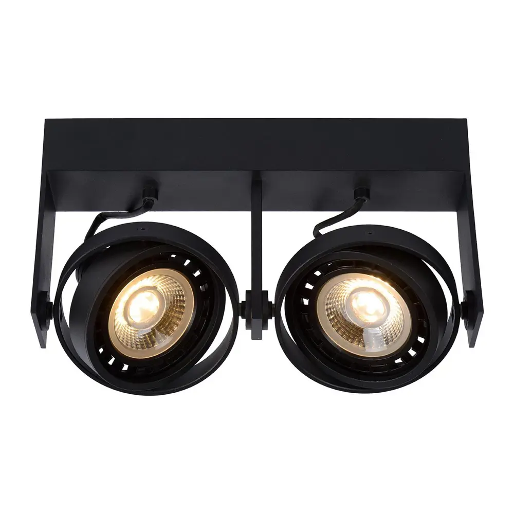 Фото 3 Спот поворотный Lucide 22969_24_30 2 лампы 1.6 м² цвет черный Фото 3 Спот поворотный Lucide 22969_24_30 2 лампы 1.6 м² цвет черный