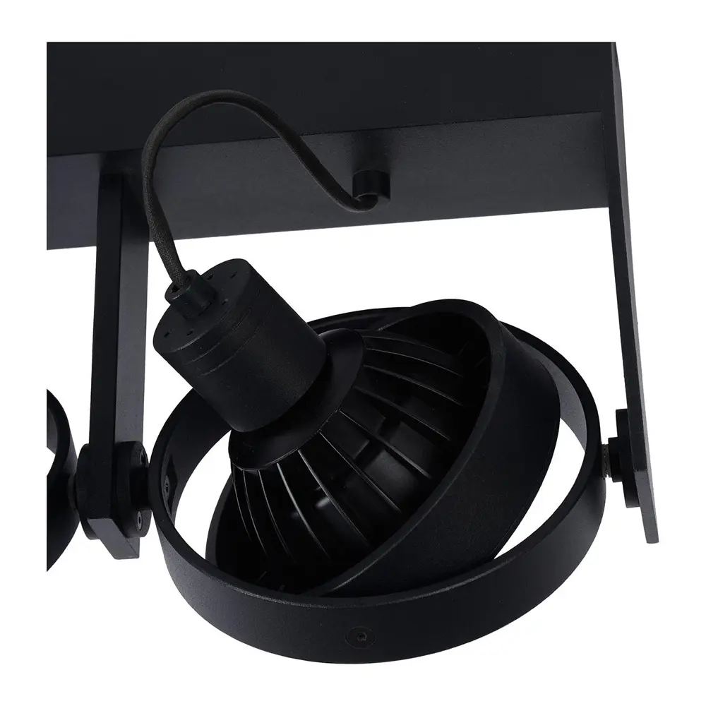 Фото 2 Спот поворотный Lucide 22969_24_30 2 лампы 1.6 м² цвет черный Фото 2 Спот поворотный Lucide 22969_24_30 2 лампы 1.6 м² цвет черный