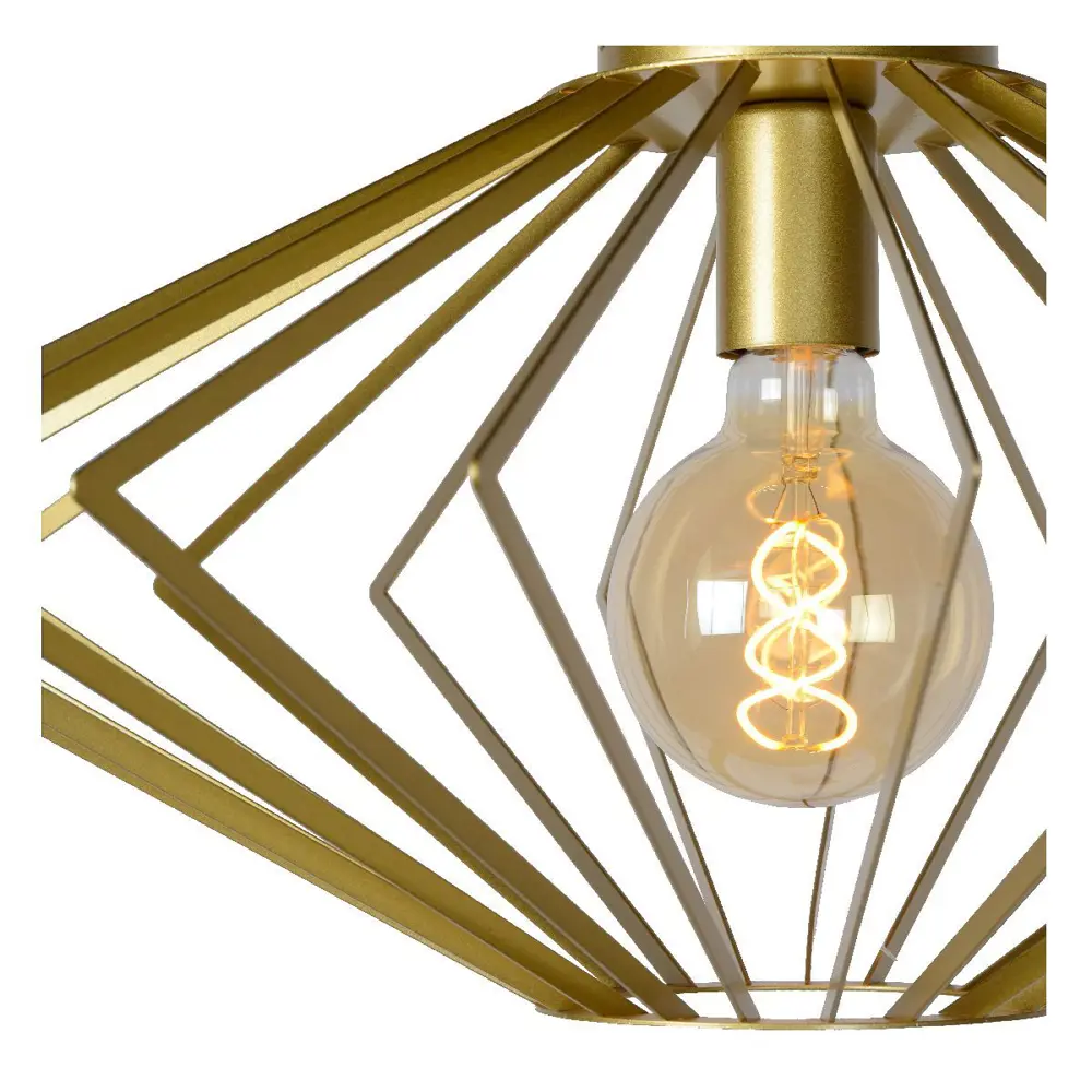 Фото 5 Люстра потолочная Lucide 73107_52_02 1 лампа 5 м² цвет золото