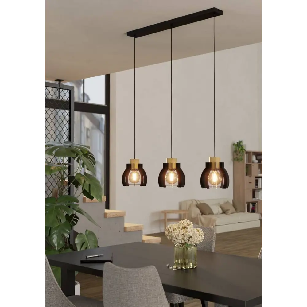 Фото 2 Светильник подвесной Eglo 43925 3 лампы 30 м² цвет желтый Фото 2 Светильник подвесной Eglo 43925 3 лампы 30 м² цвет желтый