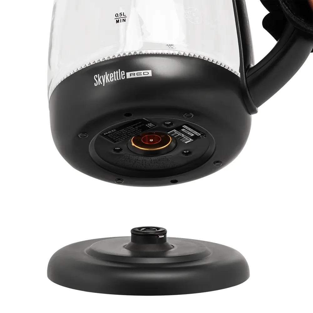 Фото 5 Электрический чайник Red solution RK-G210S 1.7 л стекло цвет черный Фото 5 Электрический чайник Red solution RK-G210S 1.7 л стекло цвет черный