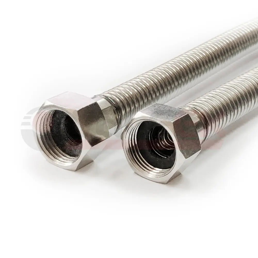 Фото Гибкая подводка для газа Valfex 1/2" внутренняя-внутренняя резьба 4 м. Фото Гибкая подводка для газа Valfex 1/2" внутренняя-внутренняя резьба 4 м.