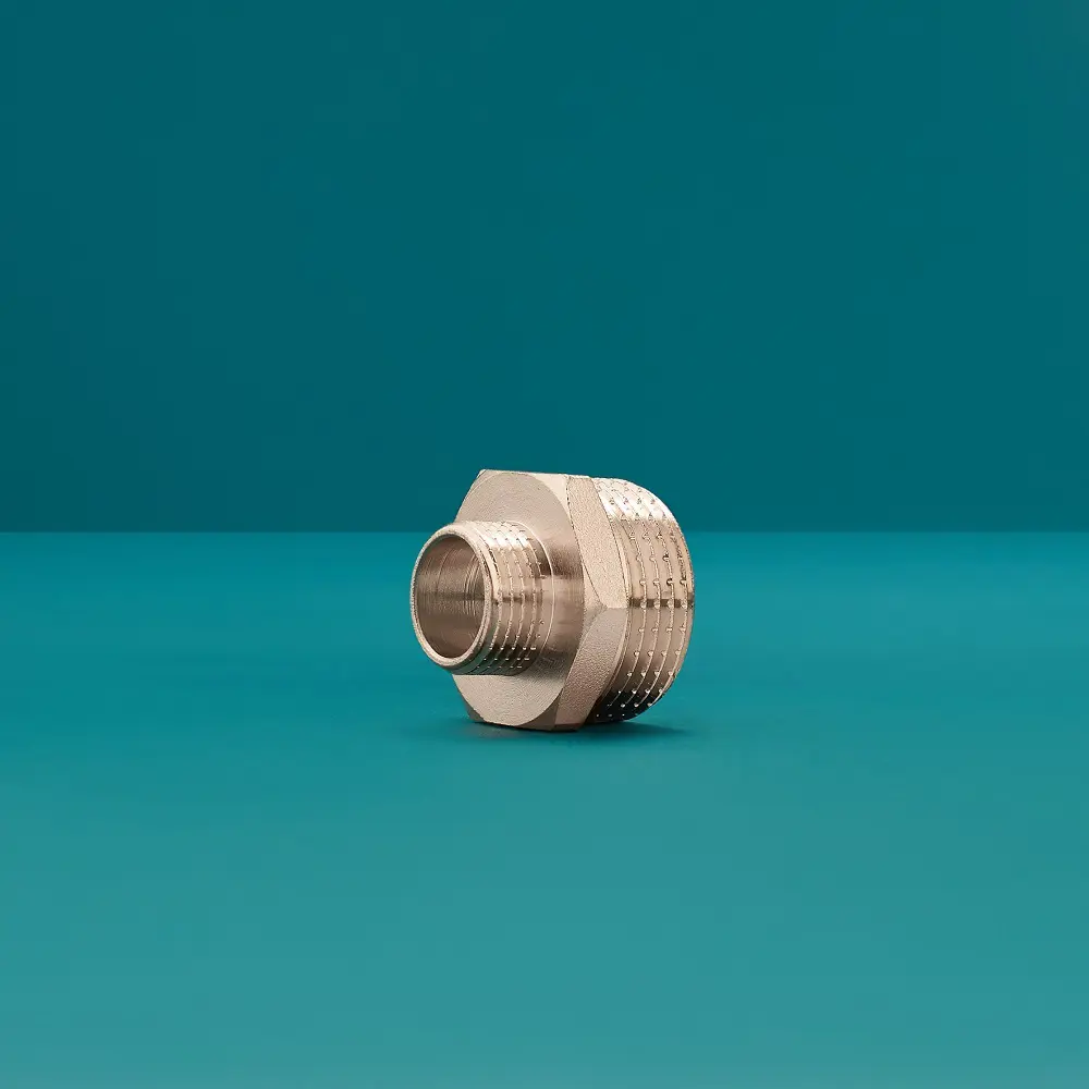 Фото 2 Ниппель Ростовская мануфактура сантехники 3/4"x1/2" НР латунь Фото 2 Ниппель Ростовская мануфактура сантехники 3/4"x1/2" НР латунь