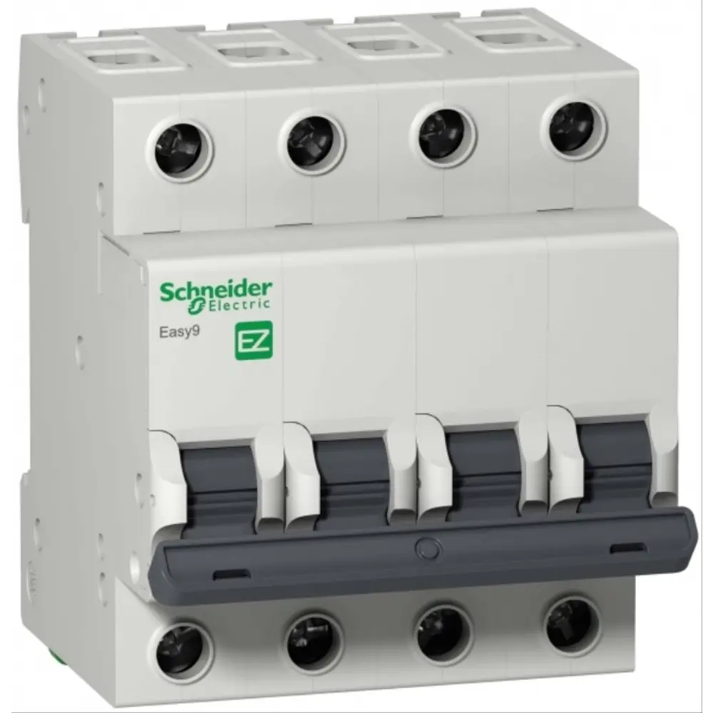 Фото Автоматический выключатель Schneider electric Easy 9 4P C40 А 4.5 кА EZ9F34440 Фото Автоматический выключатель Schneider electric Easy 9 4P C40 А 4.5 кА EZ9F34440