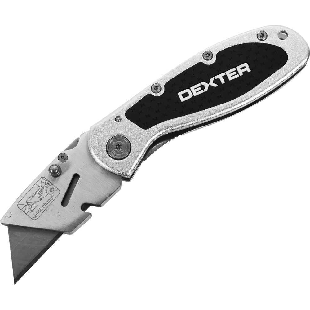 Фото Нож Dexter 10-25 мм трапециевидное лезвие Фото Нож Dexter 10-25 мм трапециевидное лезвие