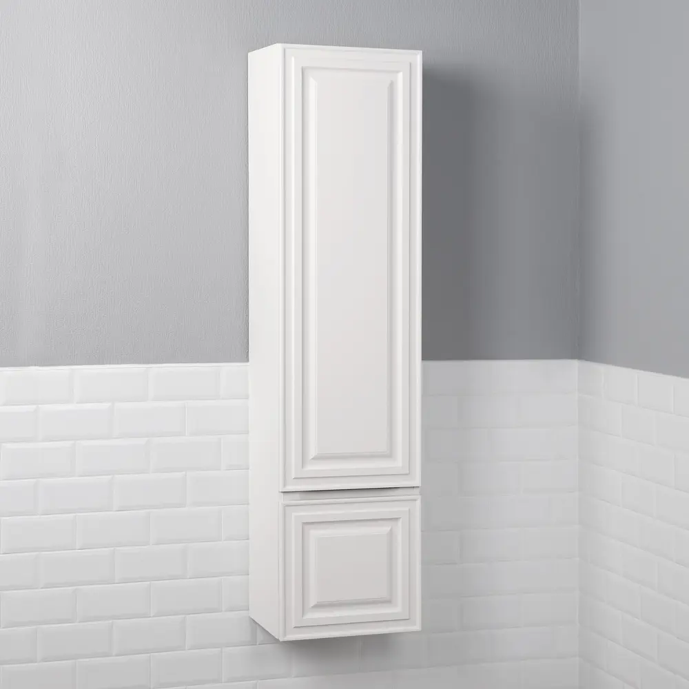 Фото 10 Пенал подвесной Итана Verona 40 400x300x1600 Белый матовый Фото 10 Пенал подвесной Итана Verona 40 400x300x1600 Белый матовый