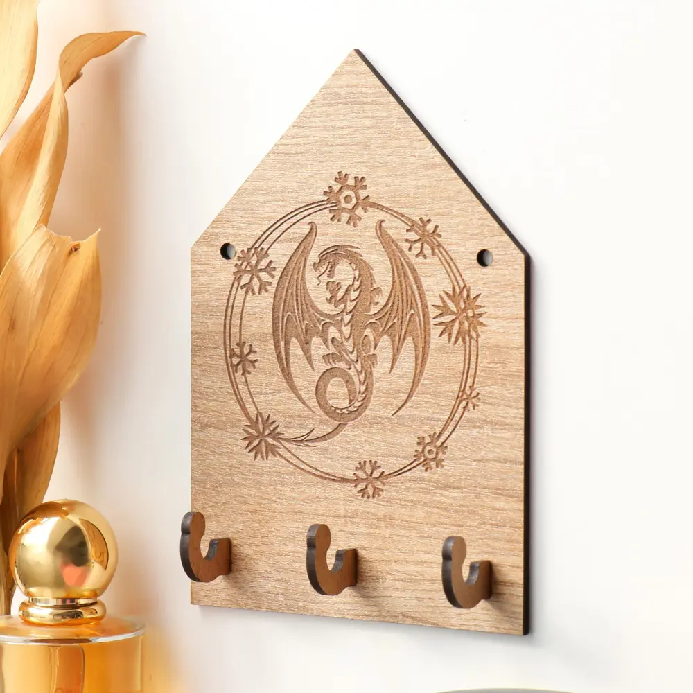 Фото 2 Ключница Simaland 9644532, ХДФ, 15x10.3 см, цвет бежевый Фото 2 Ключница Simaland 9644532, ХДФ, 15x10.3 см, цвет бежевый