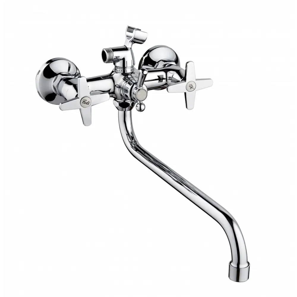 Фото Смеситель для ванны Potato P2269 двухвентильный цвет хром