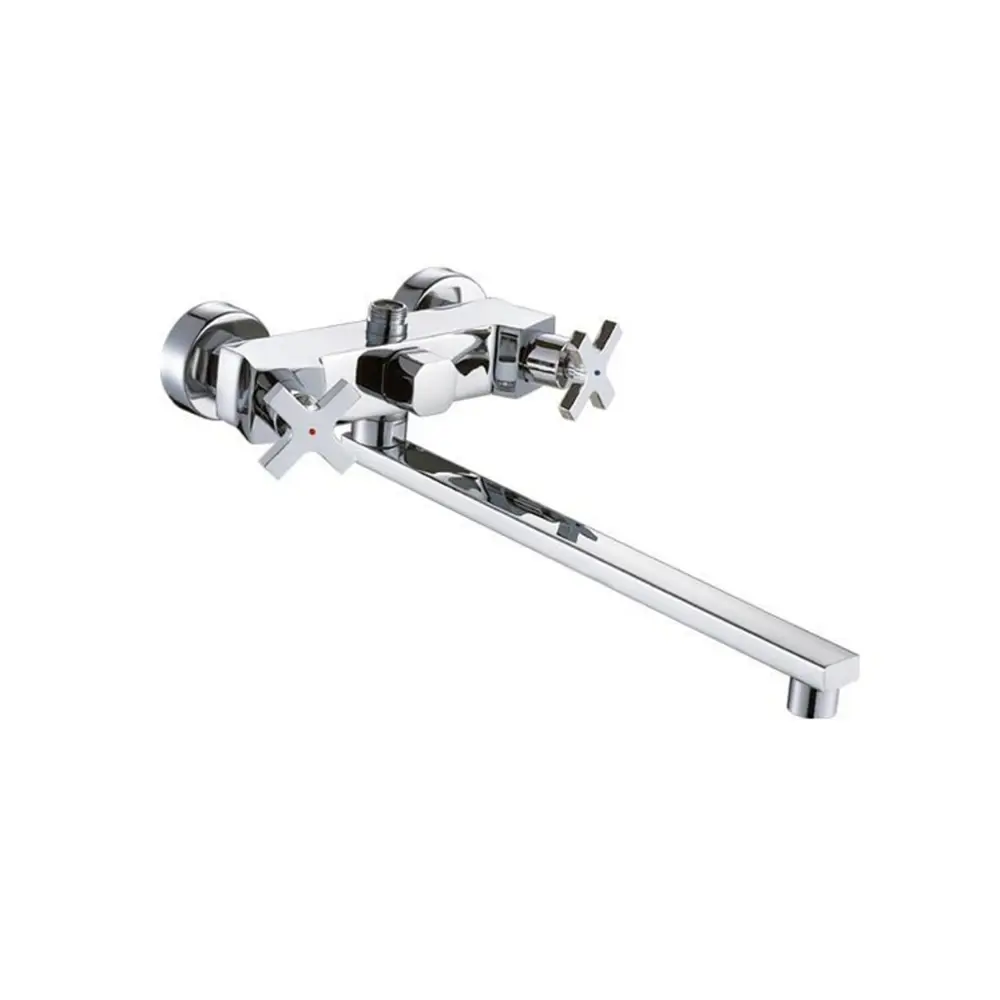 Фото Смеситель для ванны Potato P2273 двухвентильный цвет хром