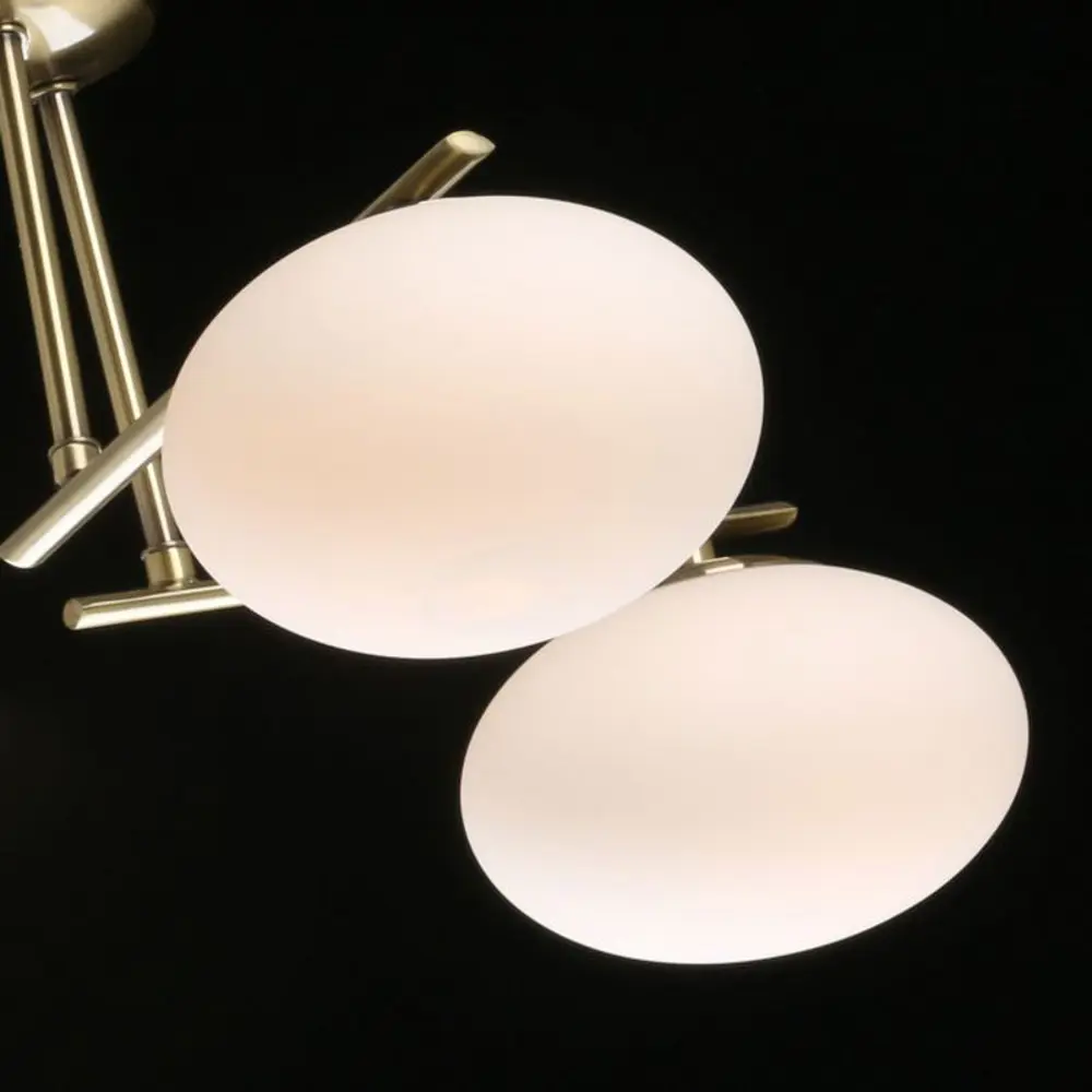 Фото 7 Светильник потолочный DE MARKT 306014305 Оливия 5 ламп 10 м² цвет латунь Фото 7 Светильник потолочный DE MARKT 306014305 Оливия 5 ламп 10 м² цвет латунь