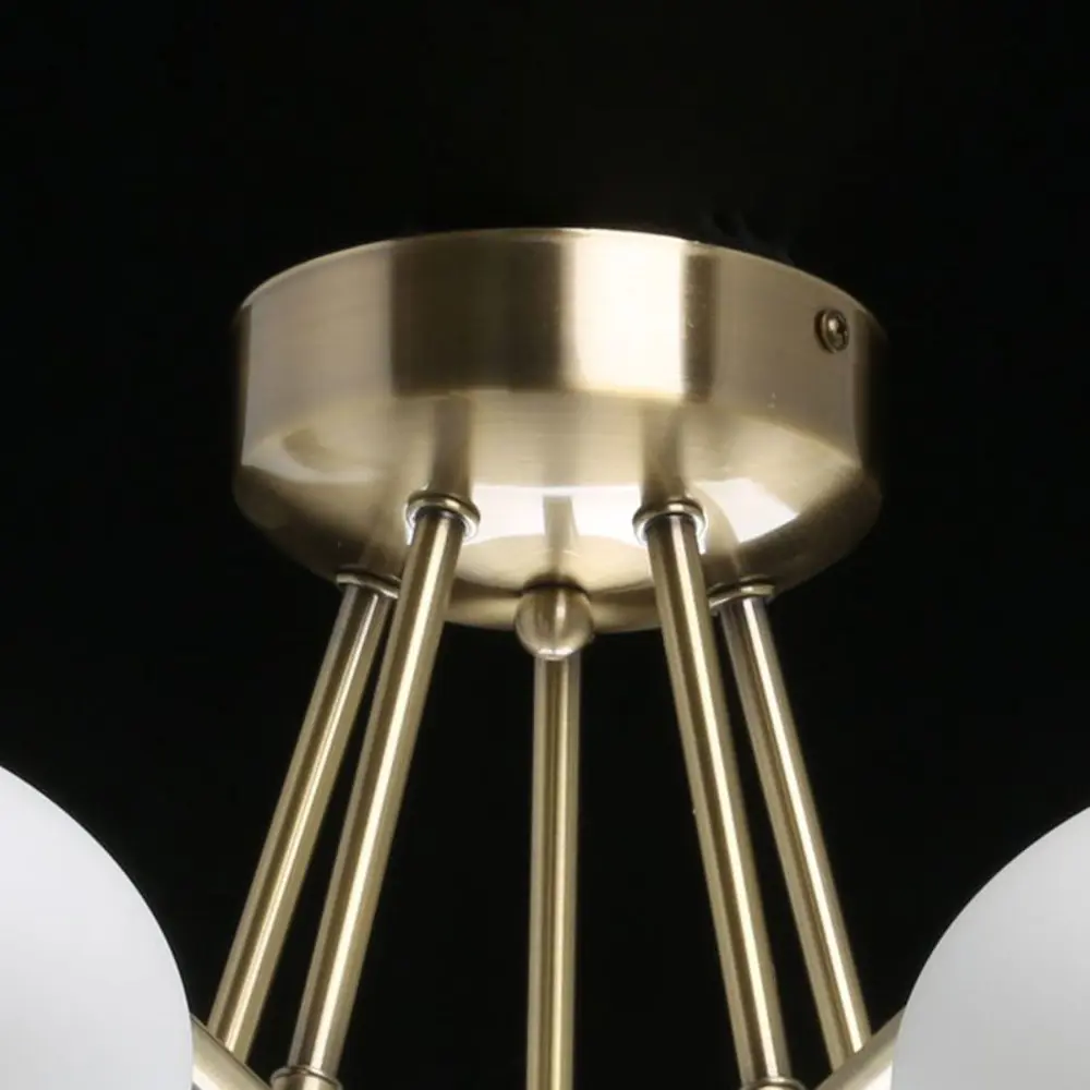 Фото 2 Светильник потолочный DE MARKT 306014305 Оливия 5 ламп 10 м² цвет латунь Фото 2 Светильник потолочный DE MARKT 306014305 Оливия 5 ламп 10 м² цвет латунь