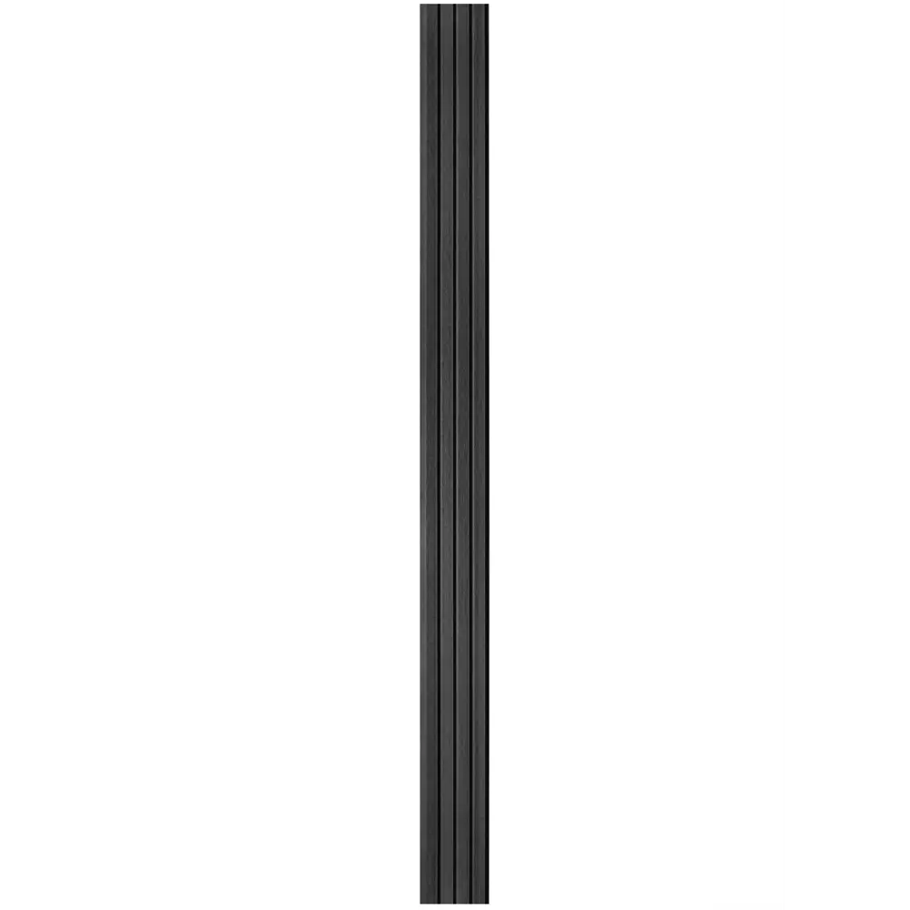 Фото 4 3D панель пластиковая Wall Blackwood черная 21.9x300 см Фото 4 3D панель пластиковая Wall Blackwood черная 21.9x300 см