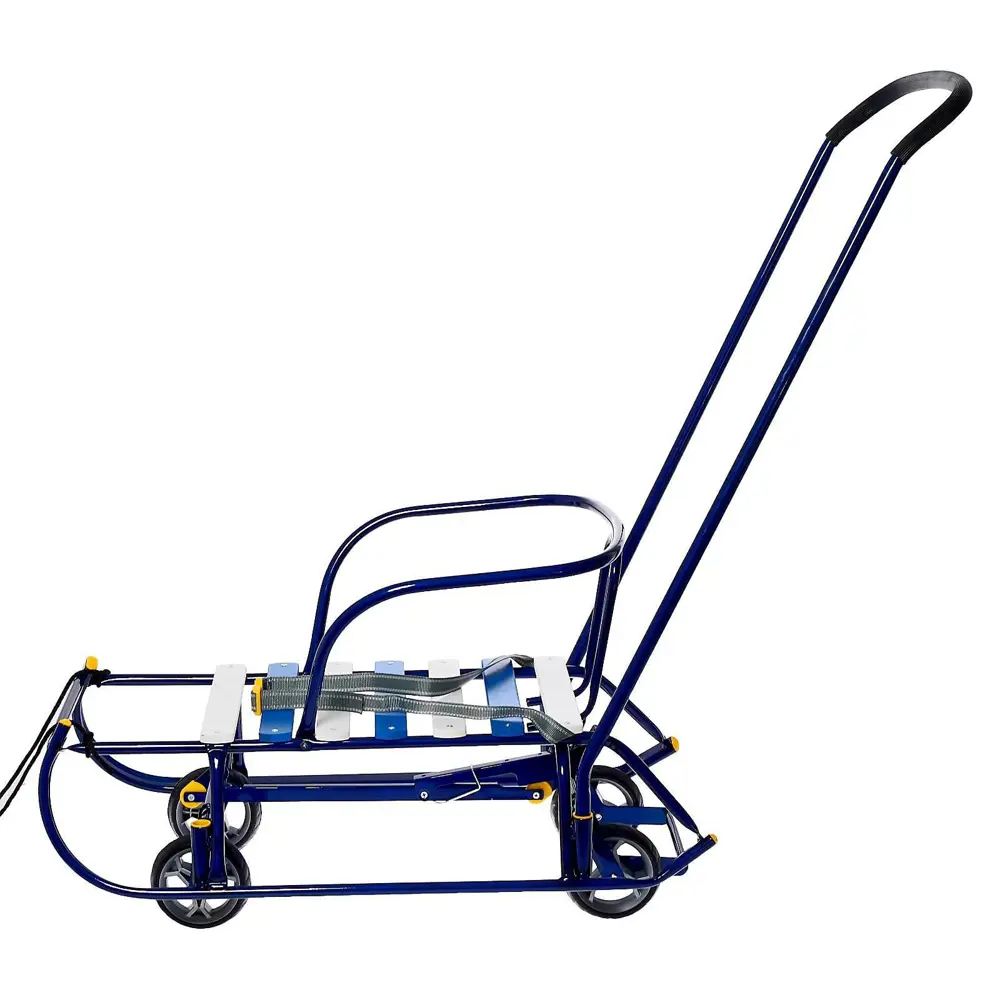 Фото 2 Санки Nika Kids Тимка 6 универсал 82x24x44 см синий лак