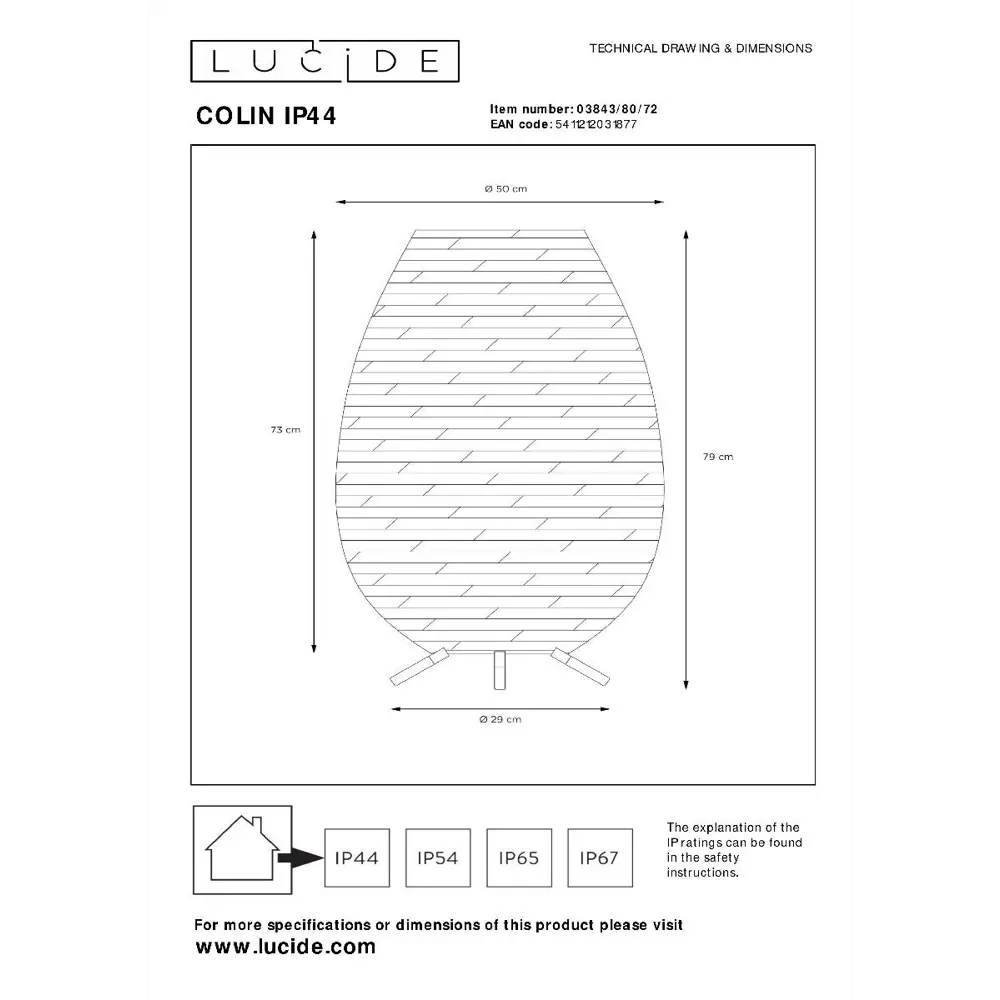 Фото 6 Торшер светодиодный Lucide 03843_80_72 теплый белый (желтый) свет цвет черный Фото 6 Торшер светодиодный Lucide 03843_80_72 теплый белый (желтый) свет цвет черный