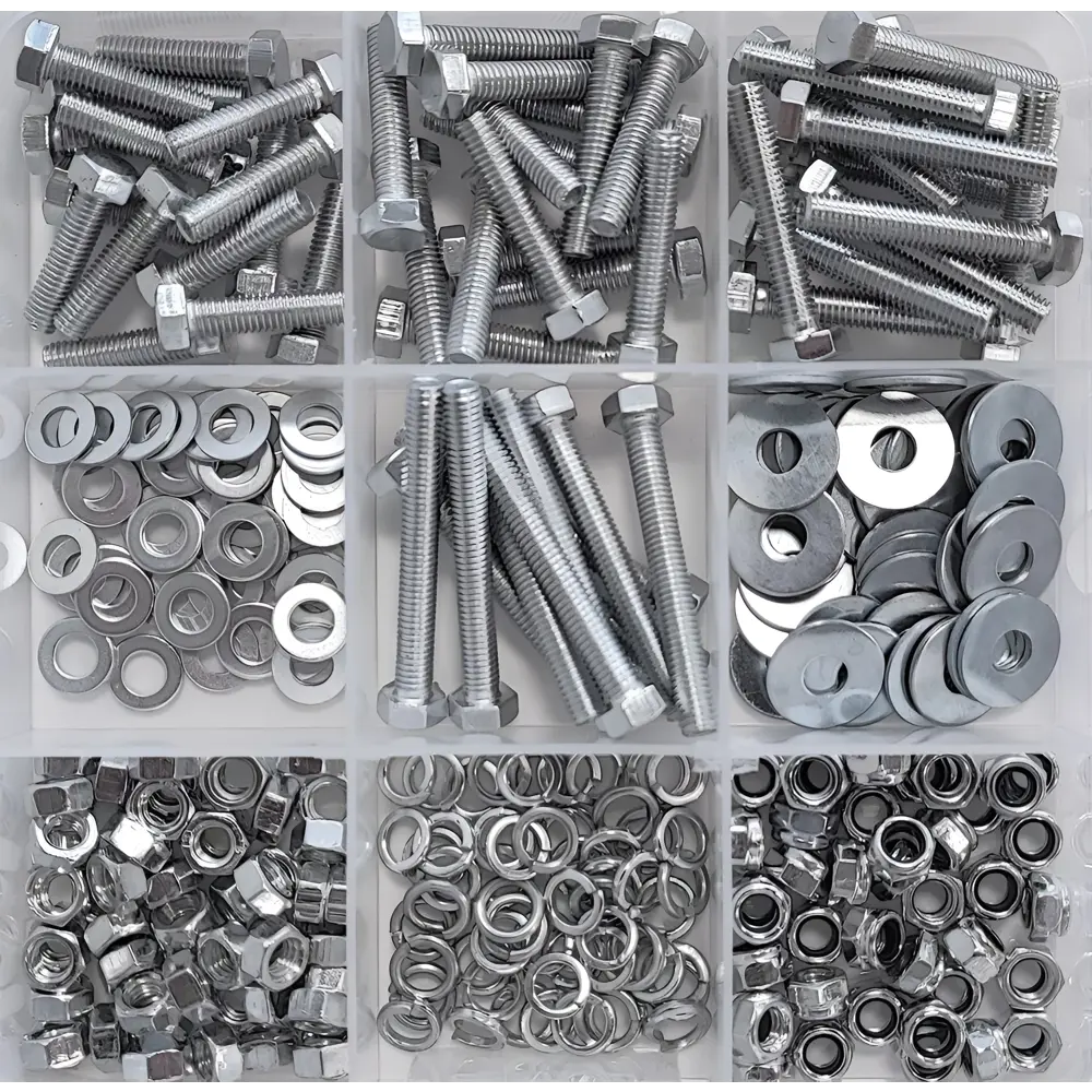 Фото 2 Комплект Krasimall болт М5 гайка М5 шайба М5 315 шт. в органайзере Фото 2 Комплект Krasimall болт М5 гайка М5 шайба М5 315 шт. в органайзере