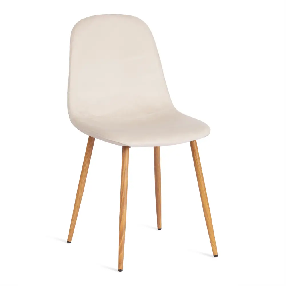 Фото Кухонный стул Tetchair Breeze 87x53x44 см вельвет цвет светло-бежевый Фото Кухонный стул Tetchair Breeze 87x53x44 см вельвет цвет светло-бежевый