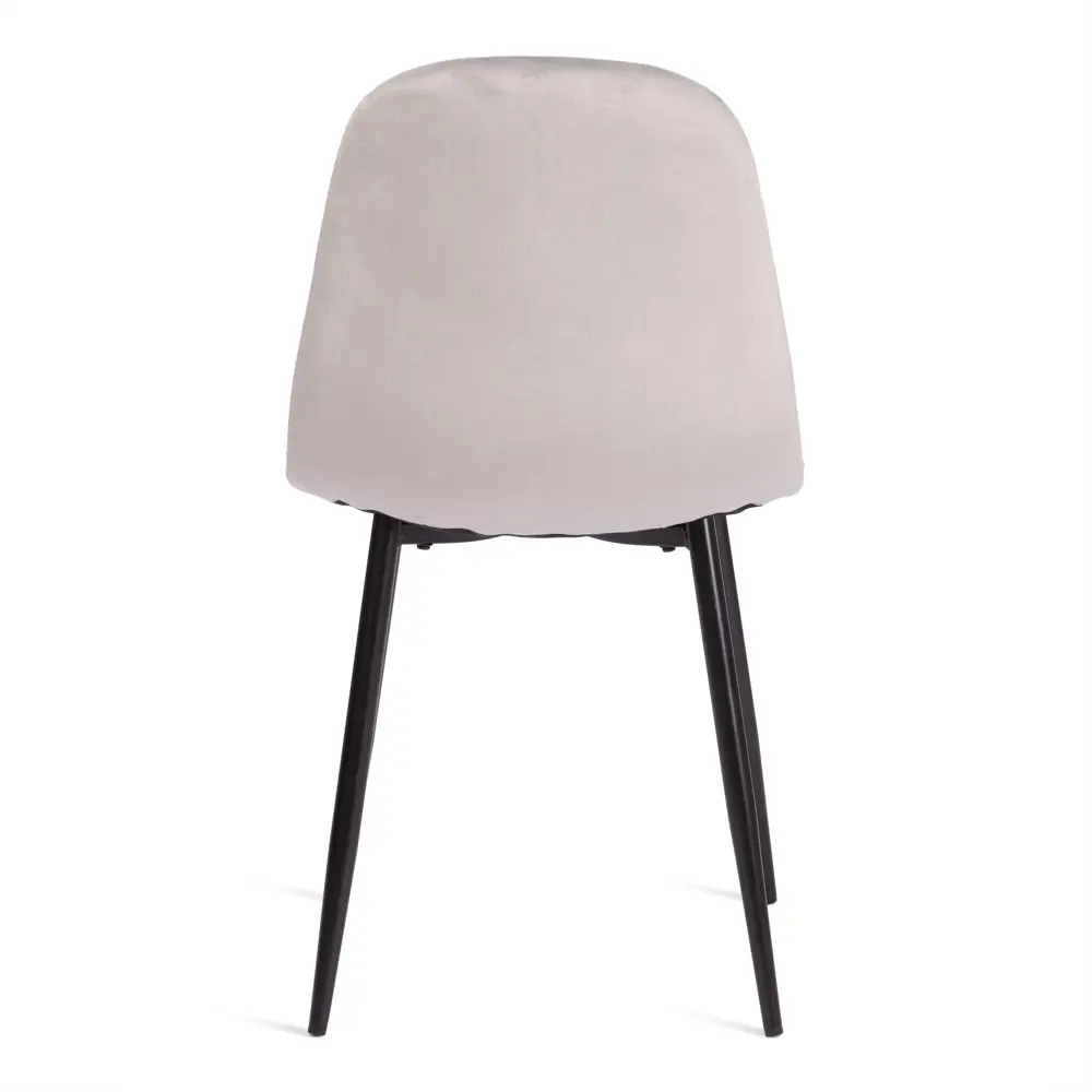 Фото 5 Кухонный стул Tetchair Breeze 87x53x44 см вельвет цвет светло-серый/черный