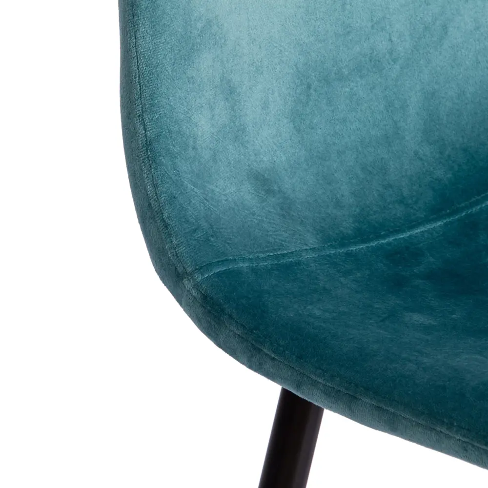 Фото 8 Кухонный стул Tetchair Breeze 87x53x44 см вельвет цвет темно-бирюзовый Фото 8 Кухонный стул Tetchair Breeze 87x53x44 см вельвет цвет темно-бирюзовый