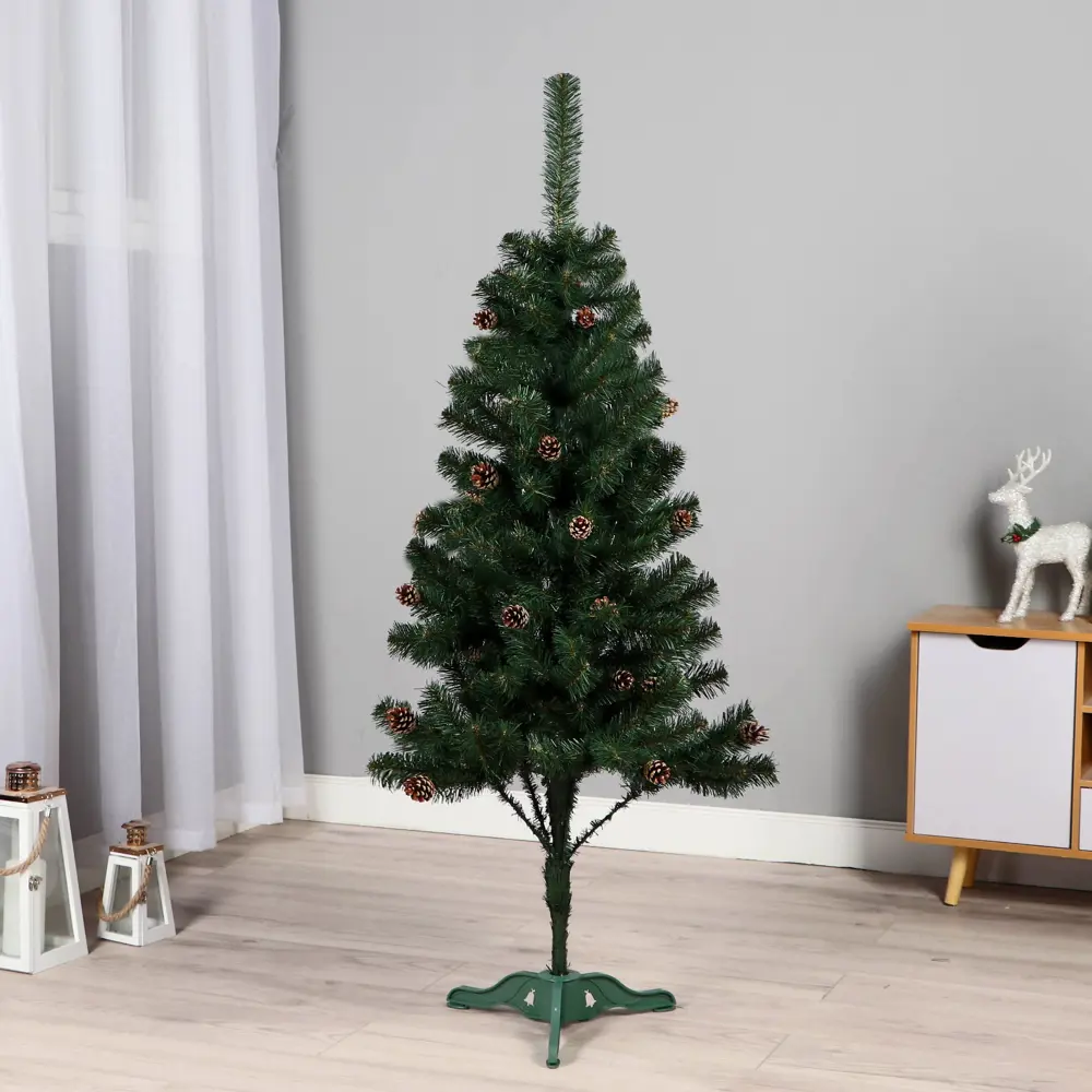 Фото Ель новогодняя искусственная Max christmas 9942685 Сибирская с шишками 150 см Фото Ель новогодняя искусственная Max christmas 9942685 Сибирская с шишками 150 см