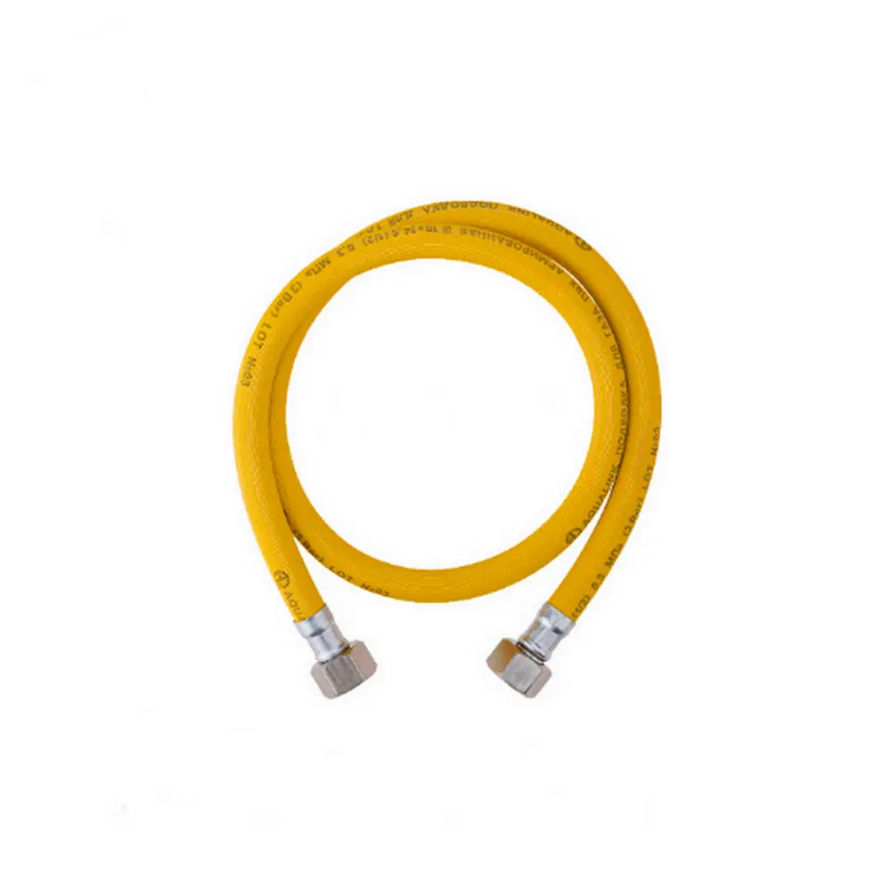 Фото Гибкая подводка ПВХ для газа Aqualink 3/4" внутренняя-внутренняя резьба 1.5 м. Фото Гибкая подводка ПВХ для газа Aqualink 3/4" внутренняя-внутренняя резьба 1.5 м.