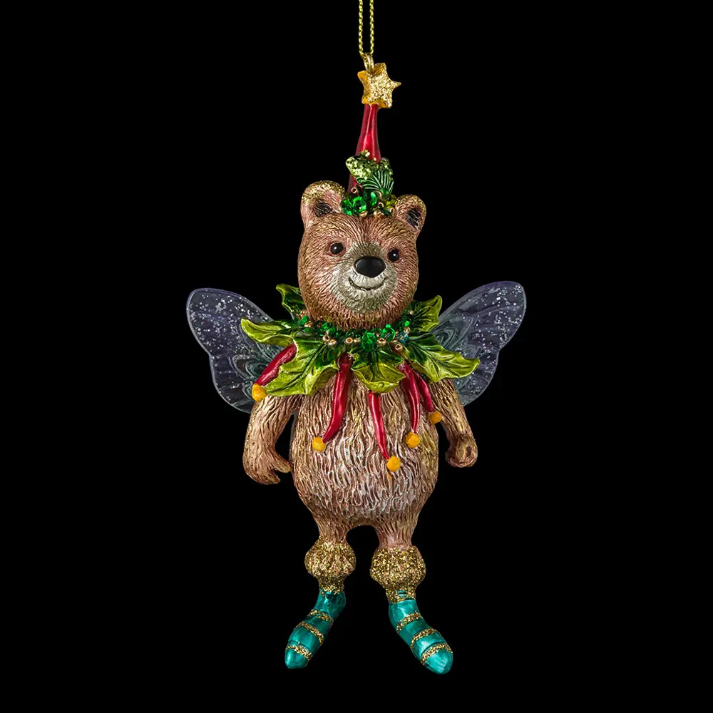 Фото Елочная игрушка Фея-медвежонок Erichkrause decor 56274 39 см х 36 см разноцветный Фото Елочная игрушка Фея-медвежонок Erichkrause decor 56274 39 см х 36 см разноцветный