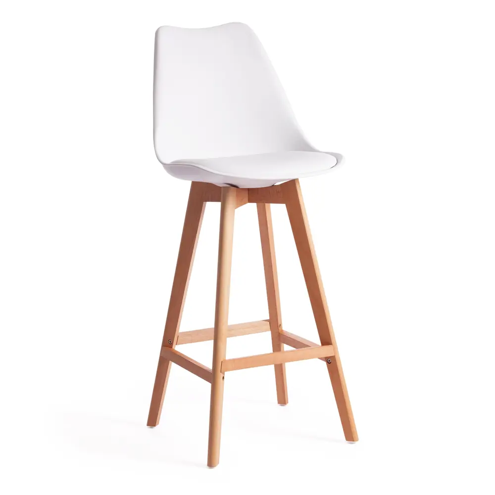 Фото Барный стул Tetchair Tulip bar 57x104x48 см цвет белый Фото Барный стул Tetchair Tulip bar 57x104x48 см цвет белый