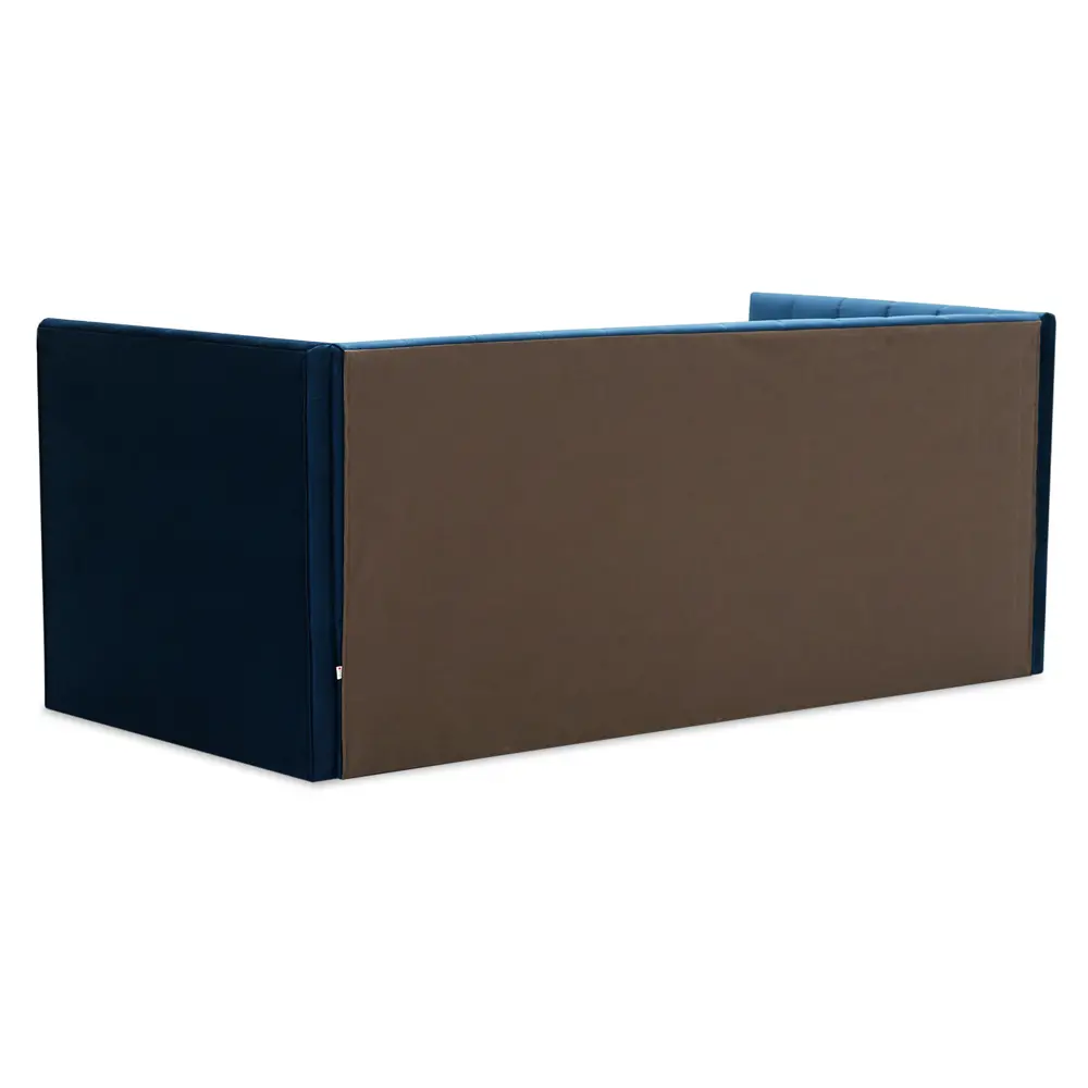 Фото 7 Кровать Ладья Ленно 216x85x101 см велюр цвет синий