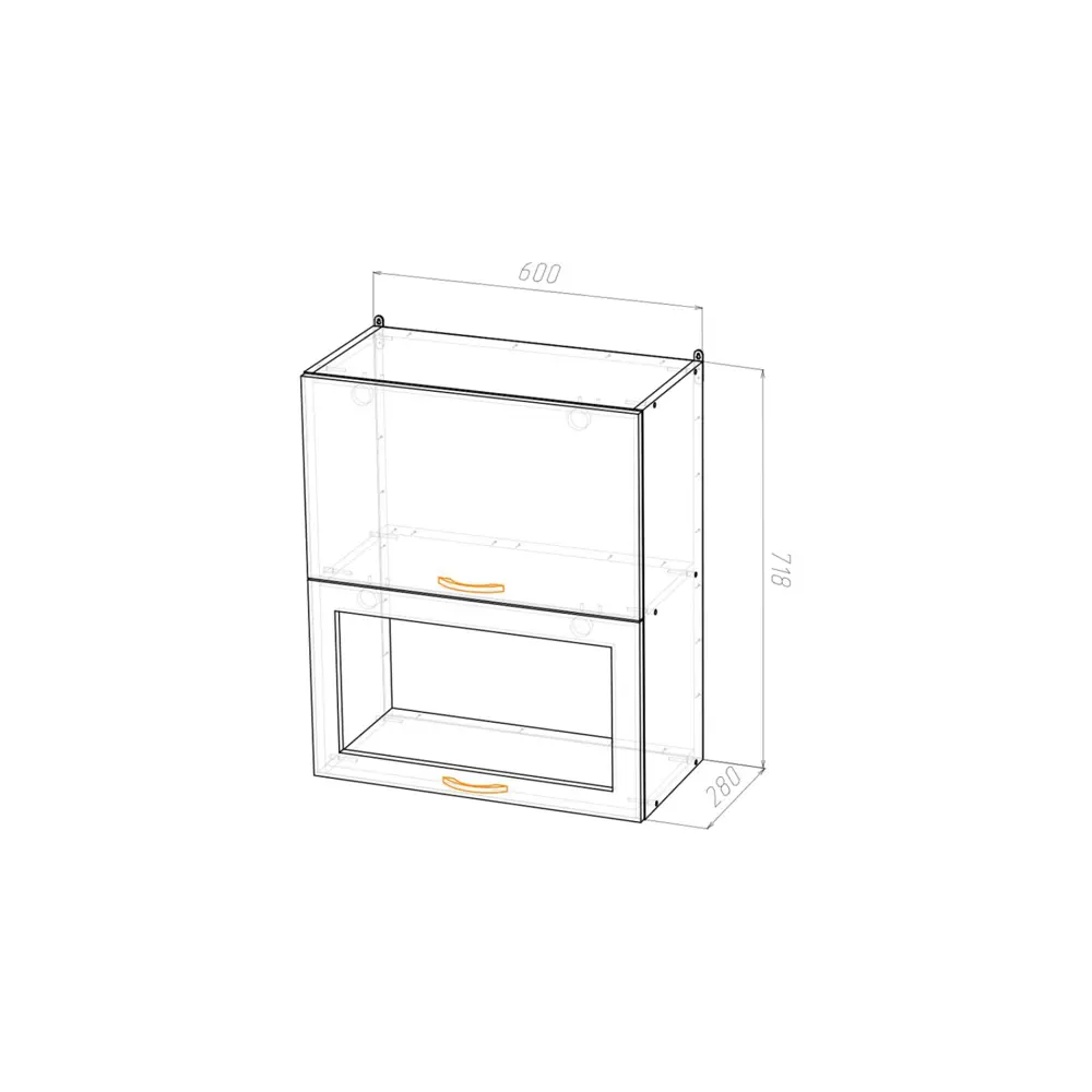 Фото 2 Навесной шкаф со стеклом Клик мебель Лира 60x72x30 см ЛДСП цвет белый/ясень шимо светлый Фото 2 Навесной шкаф со стеклом Клик мебель Лира 60x72x30 см ЛДСП цвет белый/ясень шимо светлый