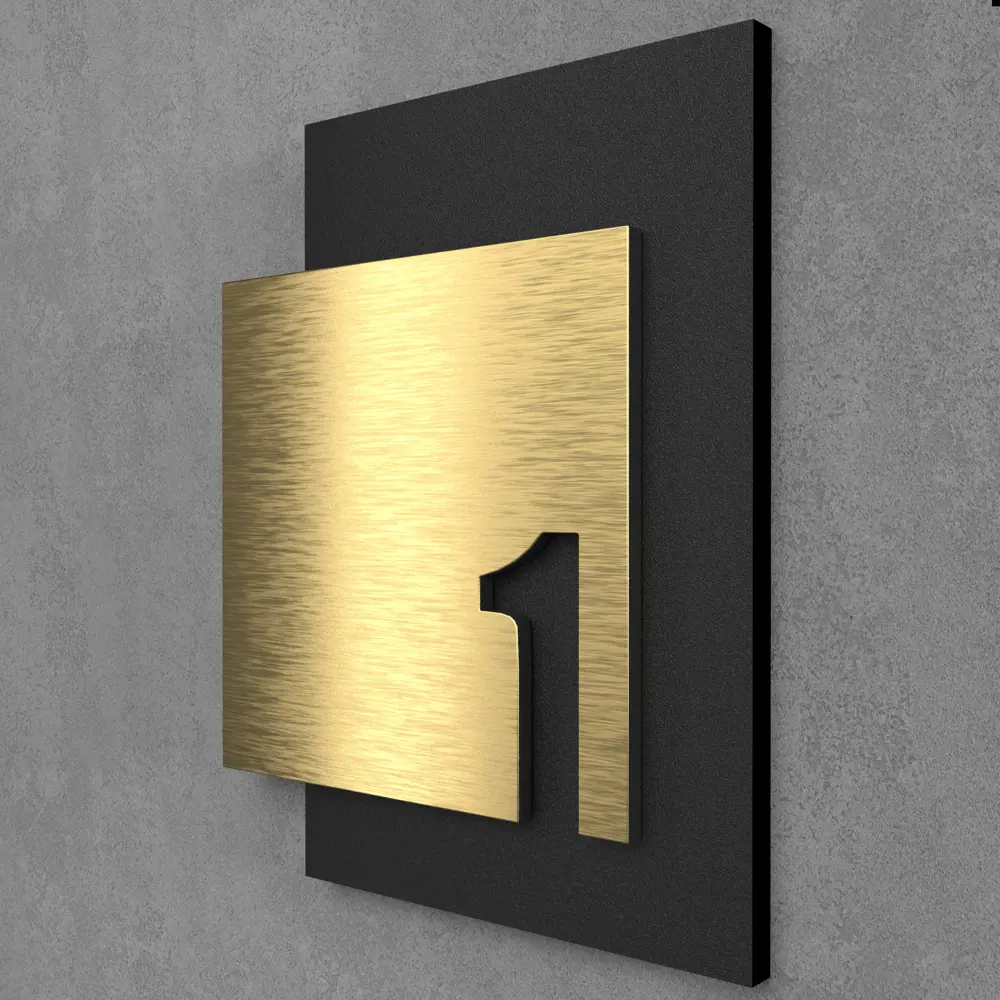 Фото Цифры на дверь квартиры Бестмедиа самоклеящиеся №1 15x12 см царапанное золото Фото Цифры на дверь квартиры Бестмедиа самоклеящиеся №1 15x12 см царапанное золото