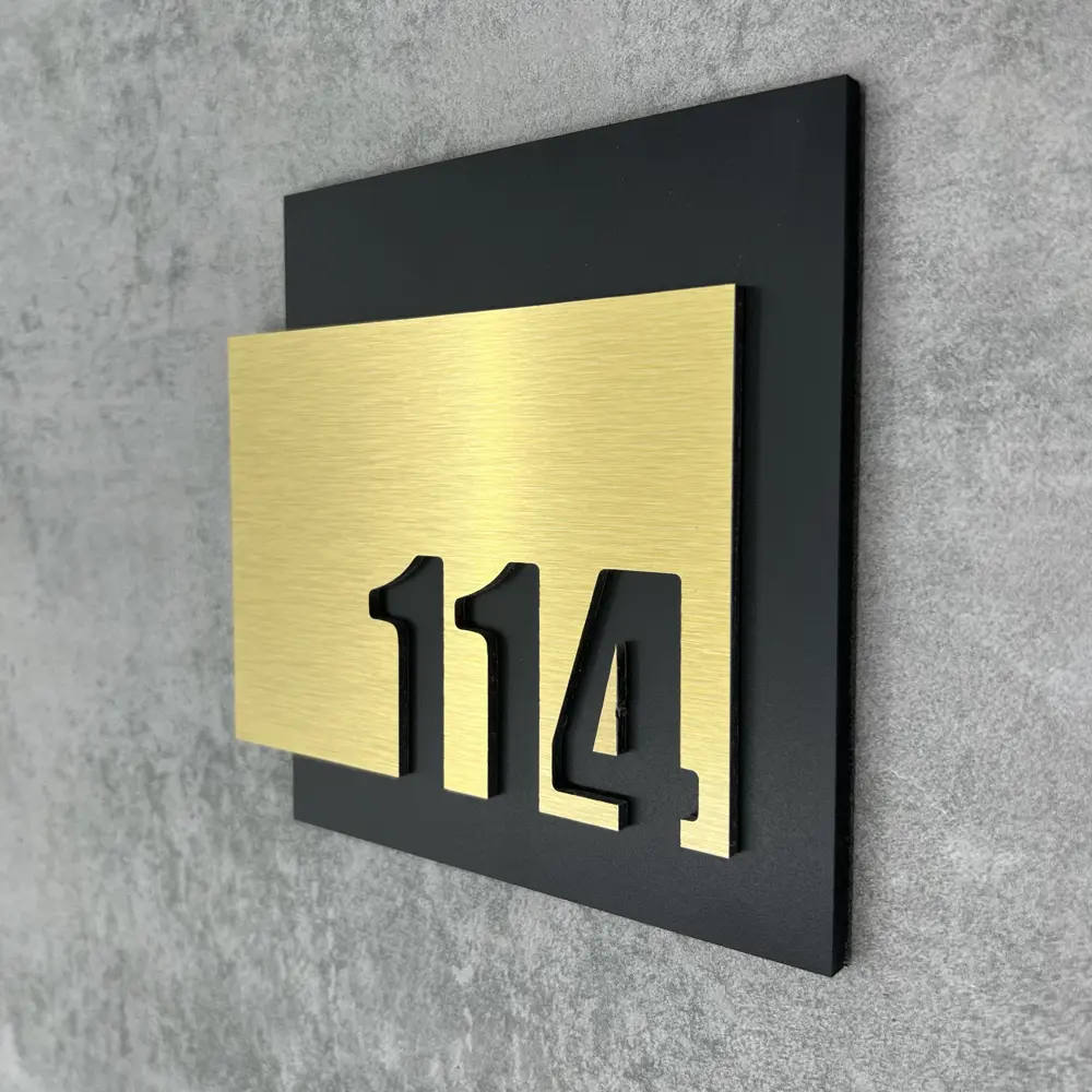 Фото Цифры на дверь квартиры Бестмедиа самоклеящиеся №114 15x12 см царапанное золото Фото Цифры на дверь квартиры Бестмедиа самоклеящиеся №114 15x12 см царапанное золото