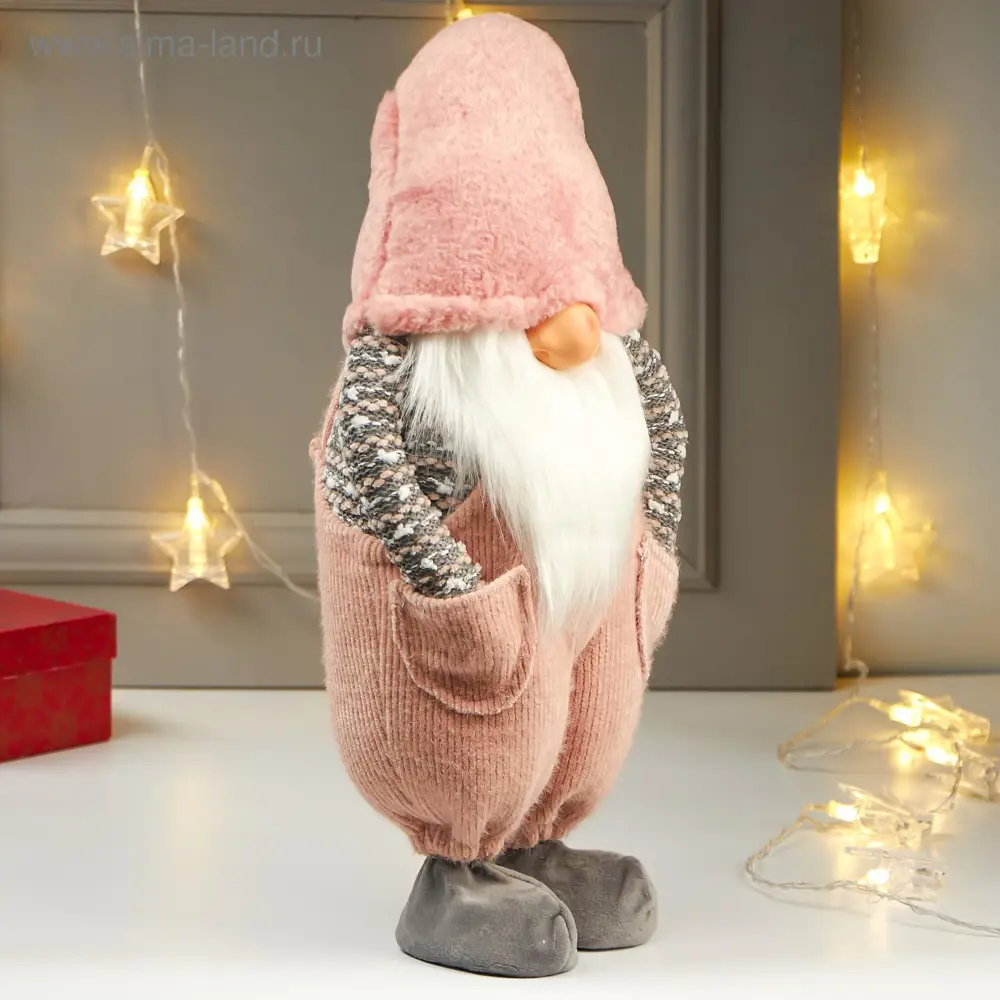 Фото 2 Фигура декоративная Дед мороз 4822658 Simaland 57 см цвет розовый Фото 2 Фигура декоративная Дед мороз 4822658 Simaland 57 см цвет розовый