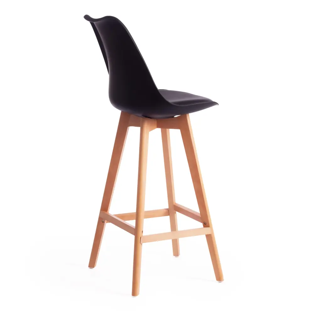 Фото 4 Комплект барных стульев 4 шт Tetchair Tulip bar 57x104x48 см цвет черный Фото 4 Комплект барных стульев 4 шт Tetchair Tulip bar 57x104x48 см цвет черный