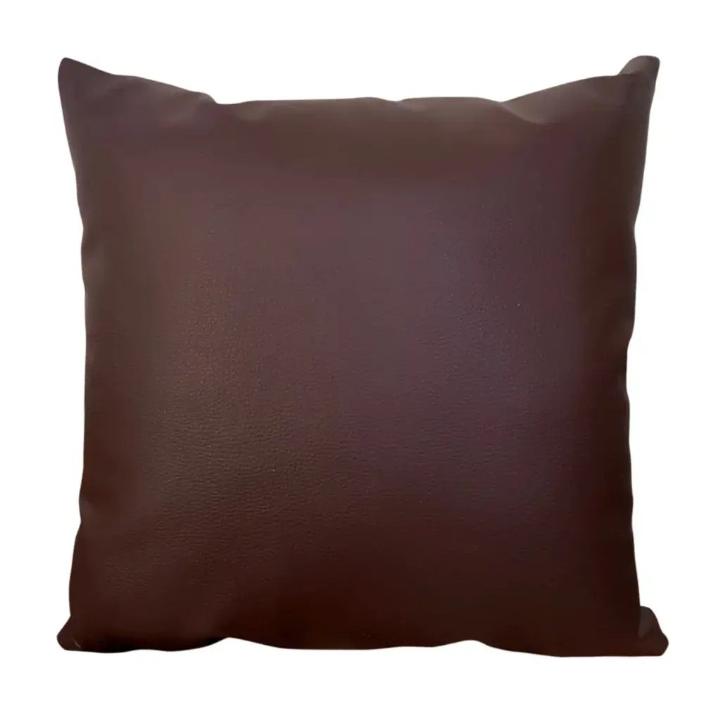 Фото Декоративная подушка Славянский текстиль Leather 5010855/Dk.Brown, 45x45 см цвет коричневый Фото Декоративная подушка Славянский текстиль Leather 5010855/Dk.Brown, 45x45 см цвет коричневый