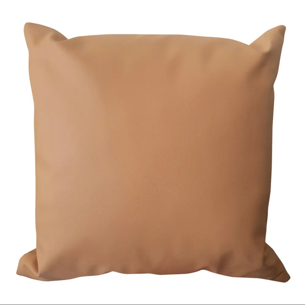 Фото Декоративная подушка Славянский текстиль Leather 5010855/Rust, 45x45 см цвет бежевый Фото Декоративная подушка Славянский текстиль Leather 5010855/Rust, 45x45 см цвет бежевый