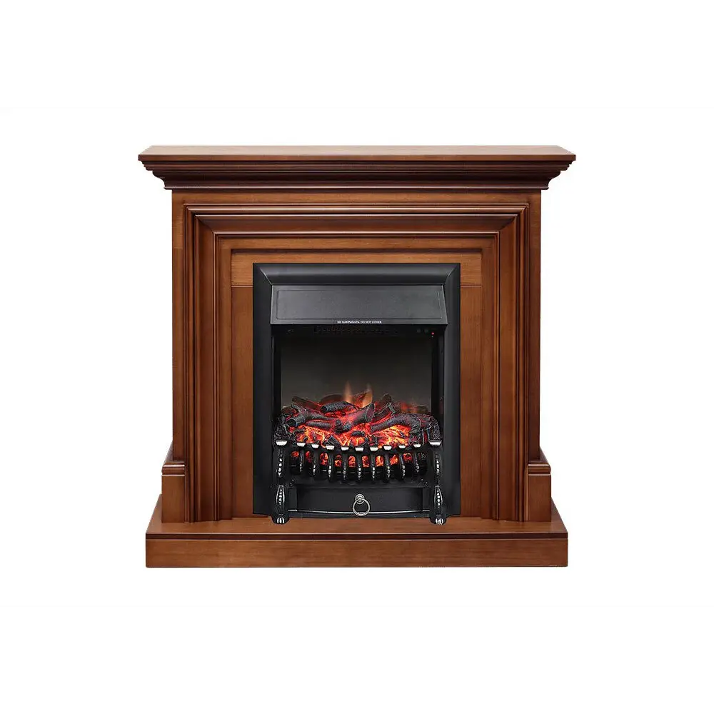 Фото Каминокомплект Royal Flame Bradford с очагом Fobos FX BL 1.5 кВт цвет орех Фото Каминокомплект Royal Flame Bradford с очагом Fobos FX BL 1.5 кВт цвет орех