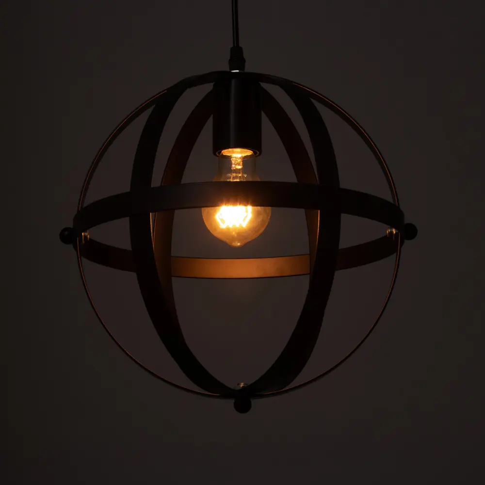 Фото 4 Светильник подвесной BAYERLUX 4494698 Латерна 1 лампа 2 м² цвет черный Фото 4 Светильник подвесной BAYERLUX 4494698 Латерна 1 лампа 2 м² цвет черный