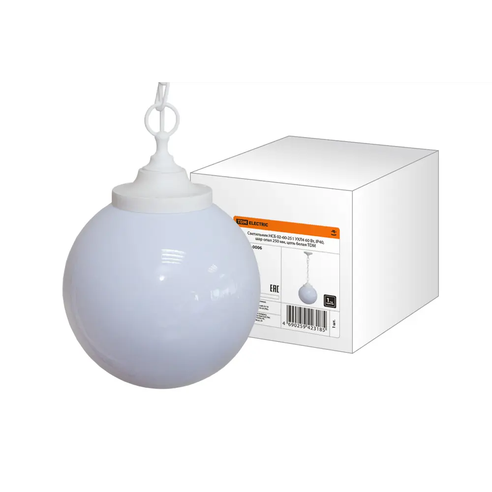 Фото Светильник подвесной Tdm electric Sq0313-0006 25 м² нейтральный белый свет цвет белый Фото Светильник подвесной Tdm electric Sq0313-0006 25 м² нейтральный белый свет цвет белый