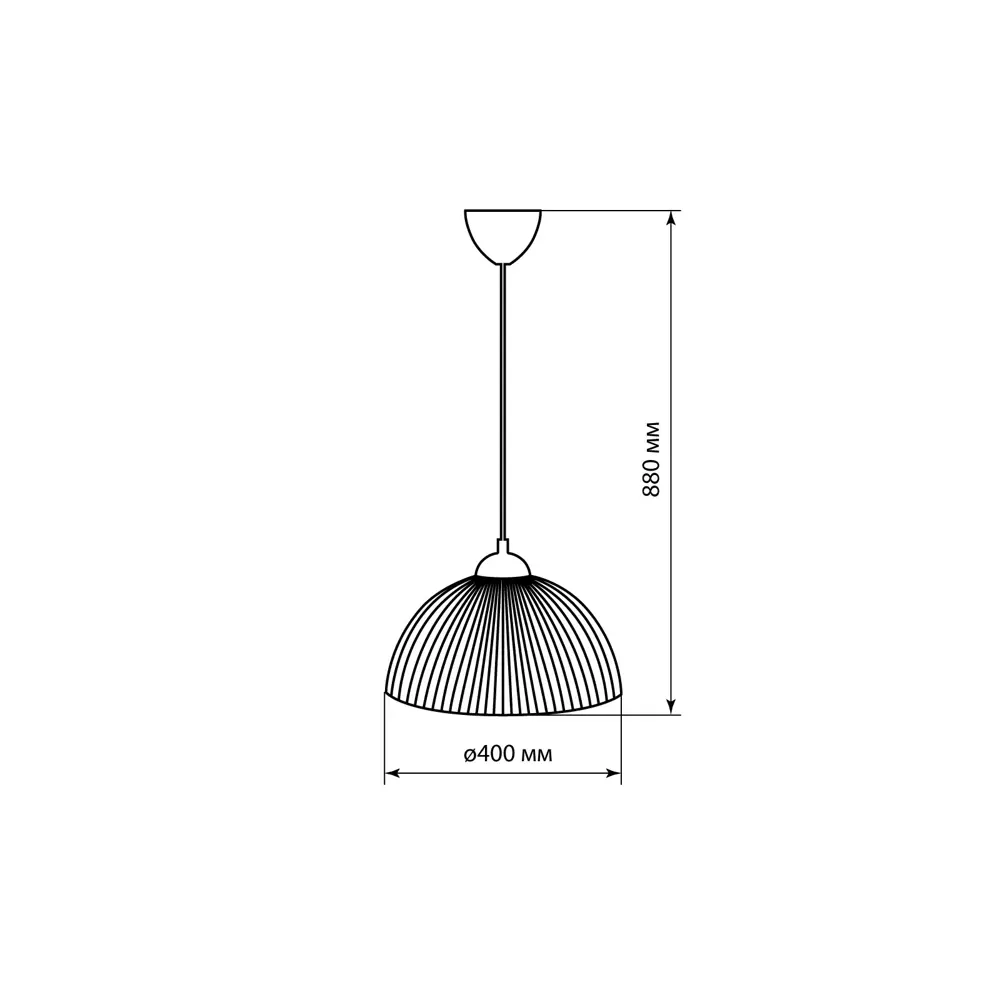 Фото 3 Светильник подвесной Tdm electric Sq0313-0044 25 м² нейтральный белый свет цвет зеленый