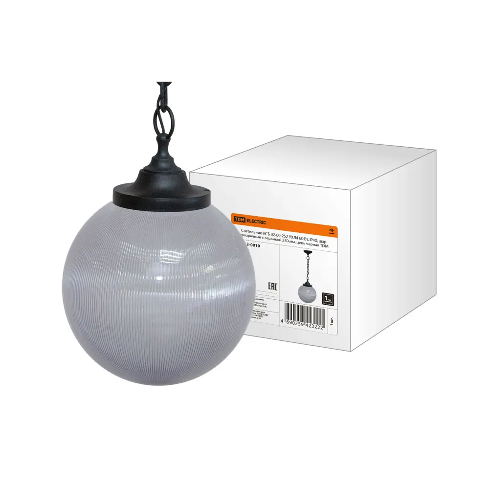 Фото Светильник подвесной Tdm electric Sq0313-0010 25 м² нейтральный белый свет цвет серый/серебристый